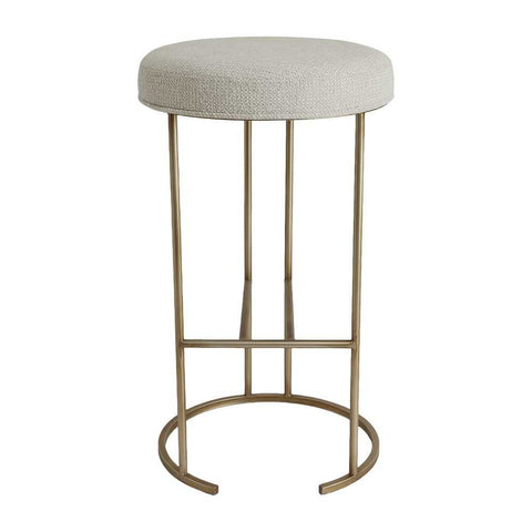 Blackley Gold Iron Kitchen Stool - Speckle Ecru - Kitchen and Bar Stools - Eleganté