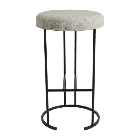 Blackley Black Iron Kitchen Stool - Speckle Ecru - Kitchen and Bar Stools - Eleganté