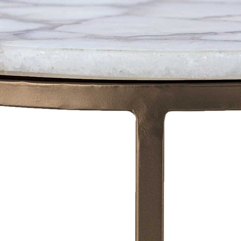 Violet Agate Nesting Side Tables - Side Tables - Eleganté