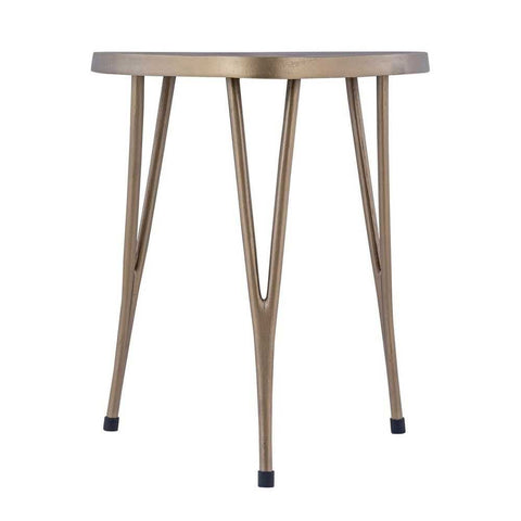 Leila Side Table - Antique Brass - Side Tables - Eleganté