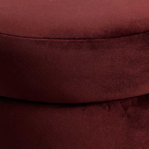 Demi Stool - Mulberry Velvet - Ottomans and Stools - Eleganté