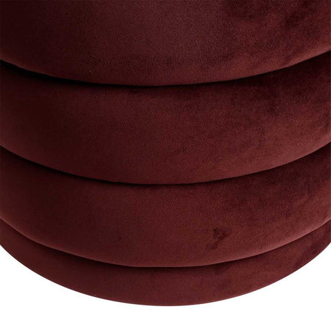 Demi Stool - Mulberry Velvet - Ottomans and Stools - Eleganté