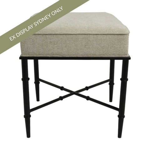 Hacienda Black Iron Stool - Wheat - OUTLET NSW - Hacienda Black Iron Stool - Wheat - OUTLET NSW - Eleganté