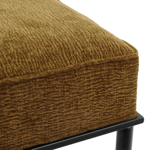 Hacienda Black Iron Stool - Butterscotch - Ottomans and Stools - Eleganté