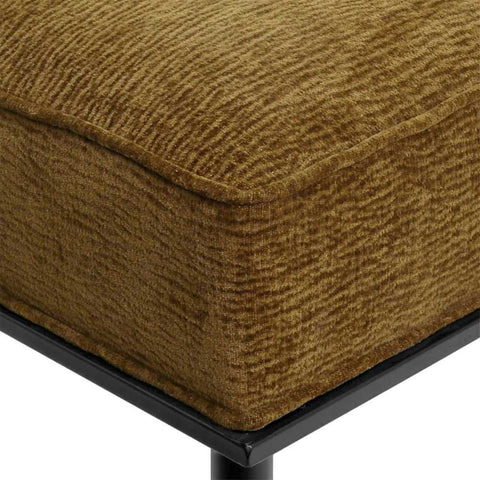 Hacienda Black Iron Stool - Butterscotch - Ottomans and Stools - Eleganté