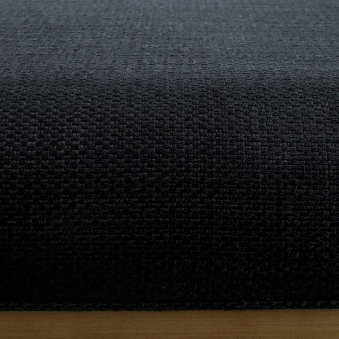Novak Antique Gold Iron Stool - Black Linen - OUTLET NSW