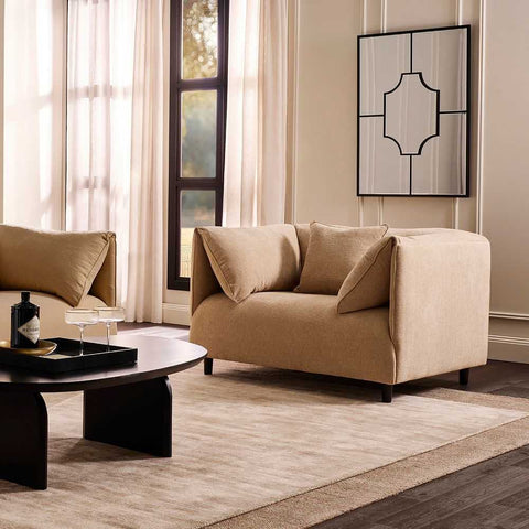 Dominic Arm Chair - Wheat - Occasional Chairs - Eleganté