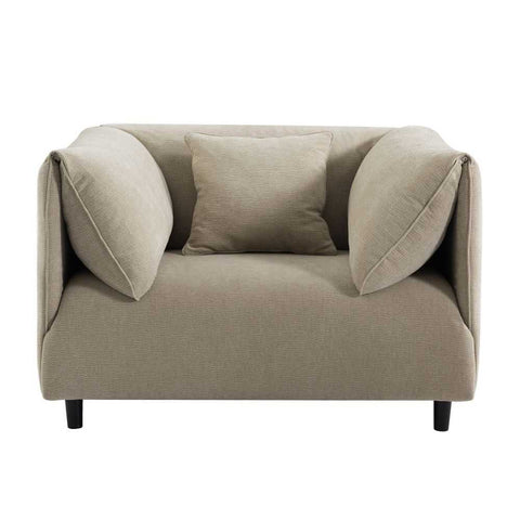 Dominic Arm Chair - Wheat - Occasional Chairs - Eleganté