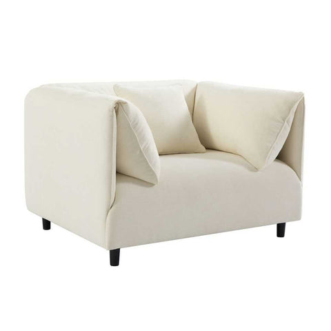 Dominic Arm Chair - Ivory - Occasional Chairs - Eleganté