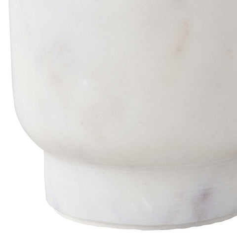 Aries Marble Vase - Small White - Bowls, Vases, Vessels - Eleganté