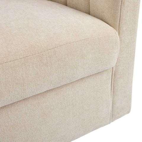 Cadman Swivel Arm Chair - Fawn Chenille - OUTLET NSW - Cadman Swivel Arm Chair - Fawn Chenille - OUTLET NSW - Eleganté