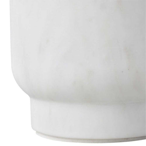 Aries Marble Vase - Large White - Bowls, Vases, Vessels - Eleganté