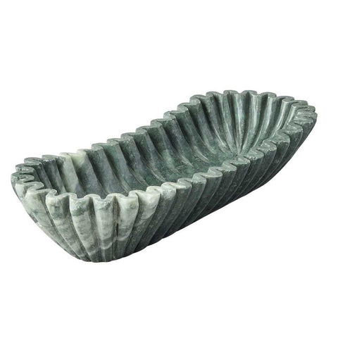 Aster Marble Bowl - Green - Bowls, Vases, Vessels - Eleganté