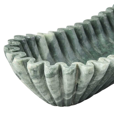 Aster Marble Bowl - Green - Bowls, Vases, Vessels - Eleganté