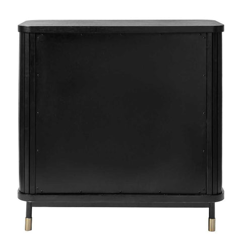 Sophia 96cm 3 Drawer Chest - Black - Chests of Drawers - Eleganté