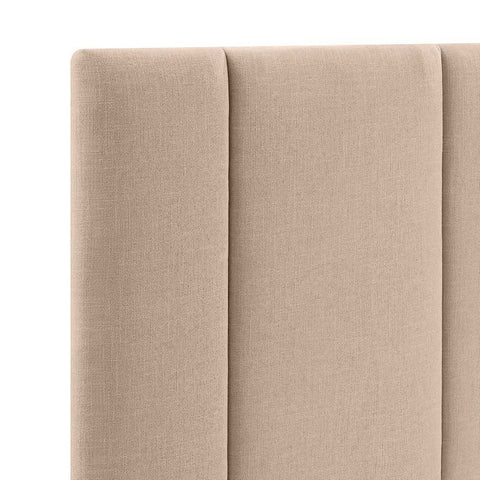 Bronx 277x130cm Queen Bedhead - Beige - Queen Size - Eleganté