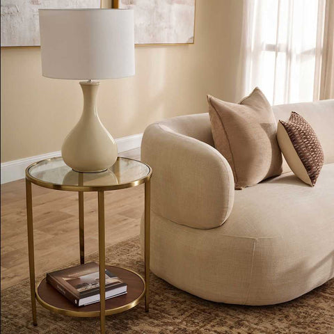 Phoebe Table Lamp - White - Phoebe Table Lamp - White - Eleganté