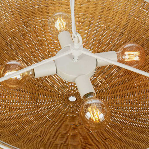 Cali Rattan Pendant - Natural - Cali Rattan Pendant - Natural - Eleganté