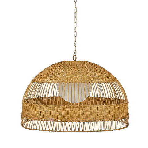 Fortaleza Rattan Pendant - Large Natural - Fortaleza Rattan Pendant - Large Natural - Eleganté