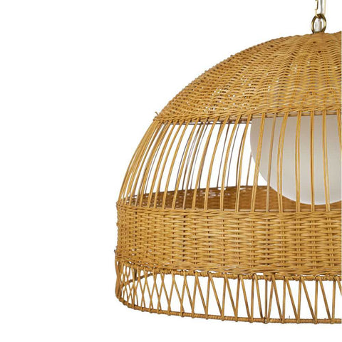 Fortaleza Rattan Pendant - Large Natural - Fortaleza Rattan Pendant - Large Natural - Eleganté