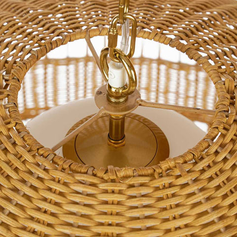 Fortaleza Rattan Pendant - Large Natural - Fortaleza Rattan Pendant - Large Natural - Eleganté