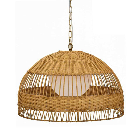 Fortaleza Rattan Pendant - Medium Natural - Fortaleza Rattan Pendant - Medium Natural - Eleganté