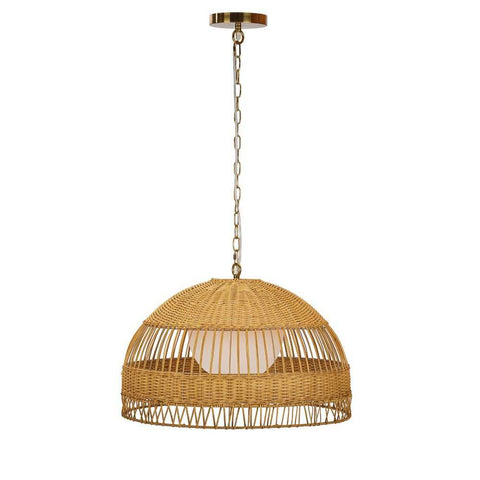 Fortaleza Rattan Pendant - Medium Natural - Fortaleza Rattan Pendant - Medium Natural - Eleganté