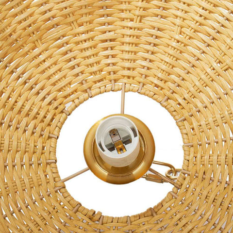Fortaleza Rattan Pendant - Medium Natural - Fortaleza Rattan Pendant - Medium Natural - Eleganté