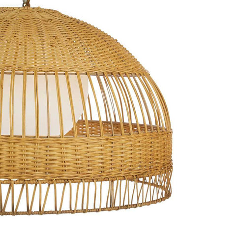 Fortaleza Rattan Pendant - Medium Natural - Fortaleza Rattan Pendant - Medium Natural - Eleganté