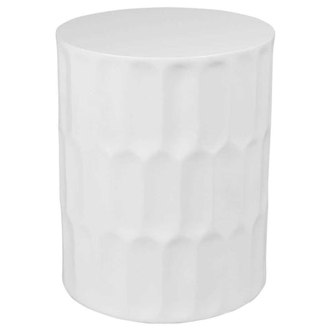 Siena Side Table - White - Side Tables - Eleganté