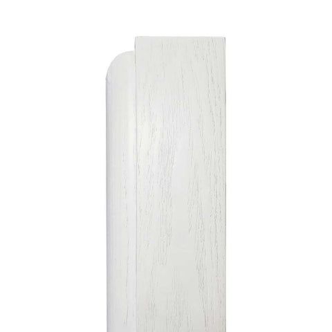Bateman 125x201cm Floor Mirror - White - Floor Mirrors - Eleganté