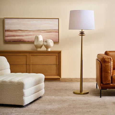 Regina Floor Lamp - Brass - Regina Floor Lamp - Brass - Eleganté