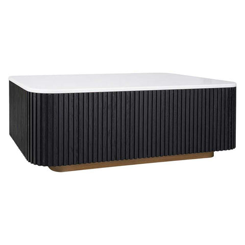 Mason Rectangle Coffee Table - Black - Coffee Tables - Eleganté