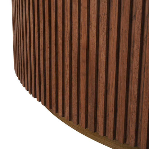 Mason Round Coffee Table - Large Walnut - Coffee Tables - Eleganté