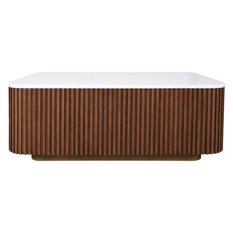 Mason Rectangle Coffee Table - Walnut - Coffee Tables - Eleganté