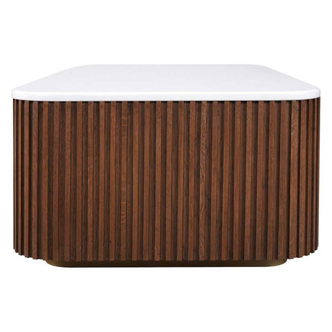 Mason Rectangle Coffee Table - Walnut - Coffee Tables - Eleganté