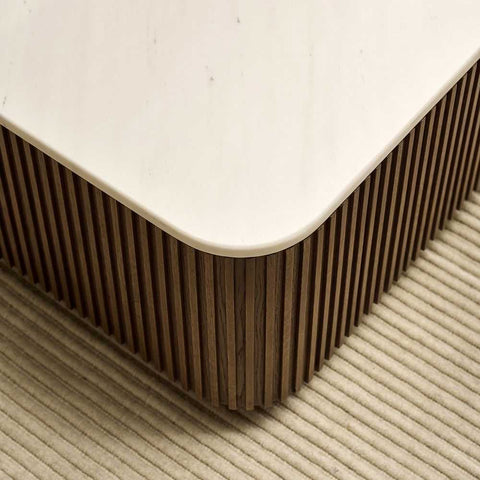 Mason Rectangle Coffee Table - Walnut - Coffee Tables - Eleganté