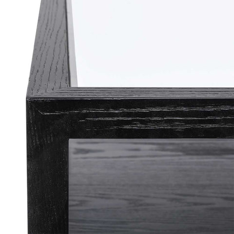 Sadie Oak Square Coffee Table - Black - Coffee Tables - Eleganté