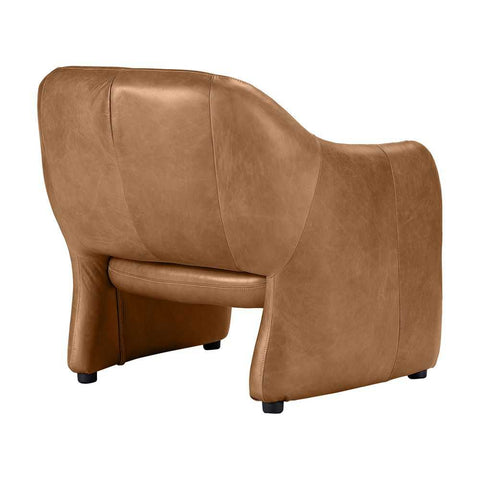 Clifton Arm Chair - Light Brown Leather - Occasional Chairs - Eleganté