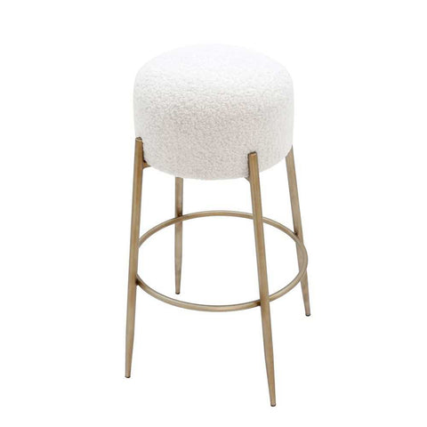 Nino Kitchen Stool - White Boucle - Kitchen and Bar Stools - Eleganté