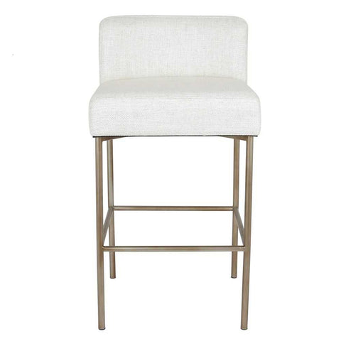 Leon Kitchen Stool - Natural Linen - Kitchen and Bar Stools - Eleganté