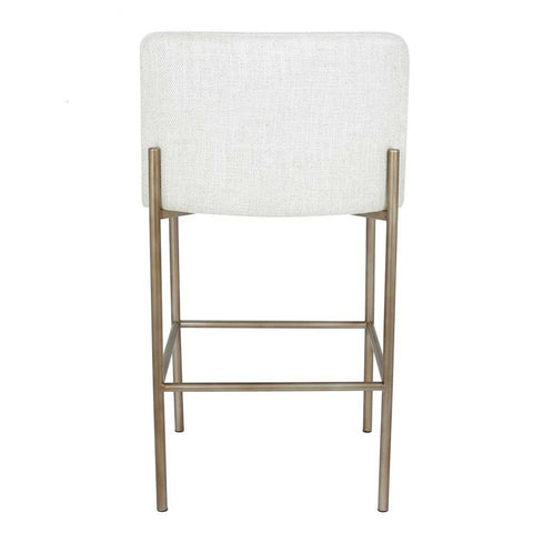 Leon Kitchen Stool - Natural Linen - Kitchen and Bar Stools - Eleganté