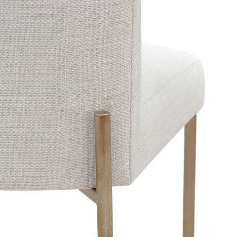 Leon Kitchen Stool - Natural Linen - Kitchen and Bar Stools - Eleganté