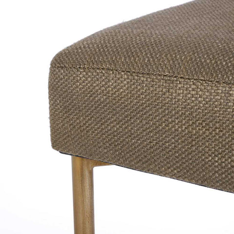 Leon Kitchen Stool - Chocolate Linen - Kitchen and Bar Stools - Eleganté