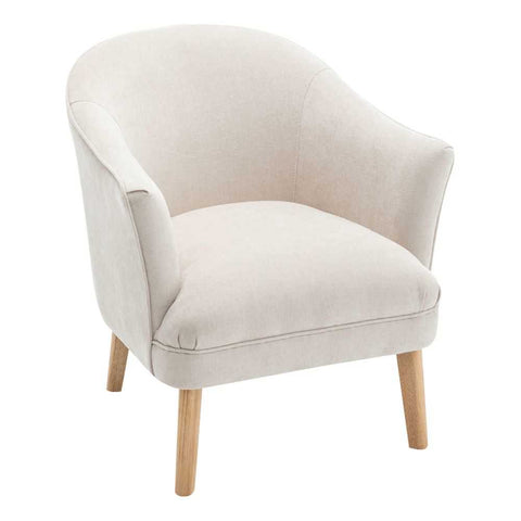 Elsa Arm Chair - Cream Chenille - Occasional Chairs - Eleganté