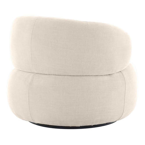 Greenwich Swivel Occasional Chair - Natural Chenille - Occasional Chairs - Eleganté