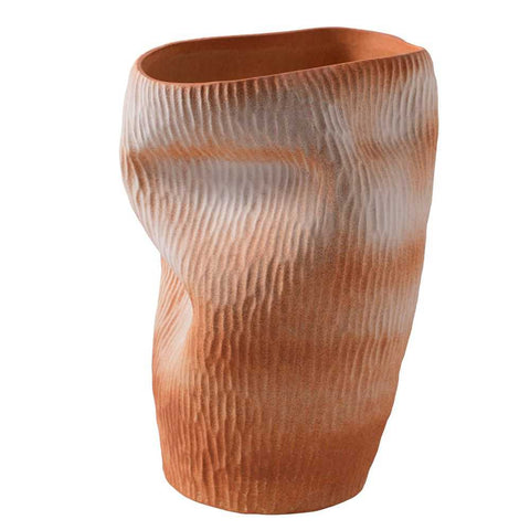 Maeve Porcelain Vase - Large Terracotta - Bowls, Vases, Vessels - Eleganté