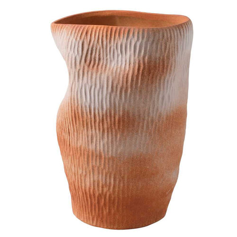 Maeve Porcelain Vase - Large Terracotta - Bowls, Vases, Vessels - Eleganté