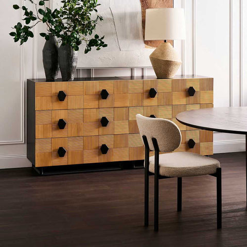 Stuart Dining Chair - Speckle Ecru - Dining Chairs - Eleganté
