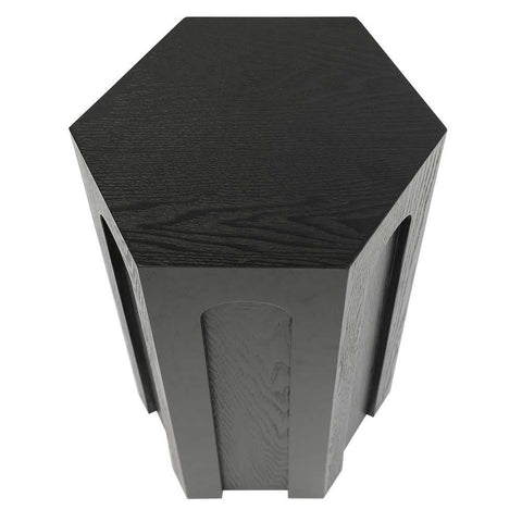 Winston Tall Side Table - Black - Side Tables - Eleganté